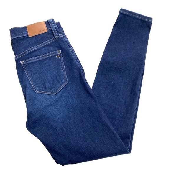 MADEWELL 10” High Rise Skinny Skinny Jeans in Hayes Wash Style F4684 - Picture 9 of 9